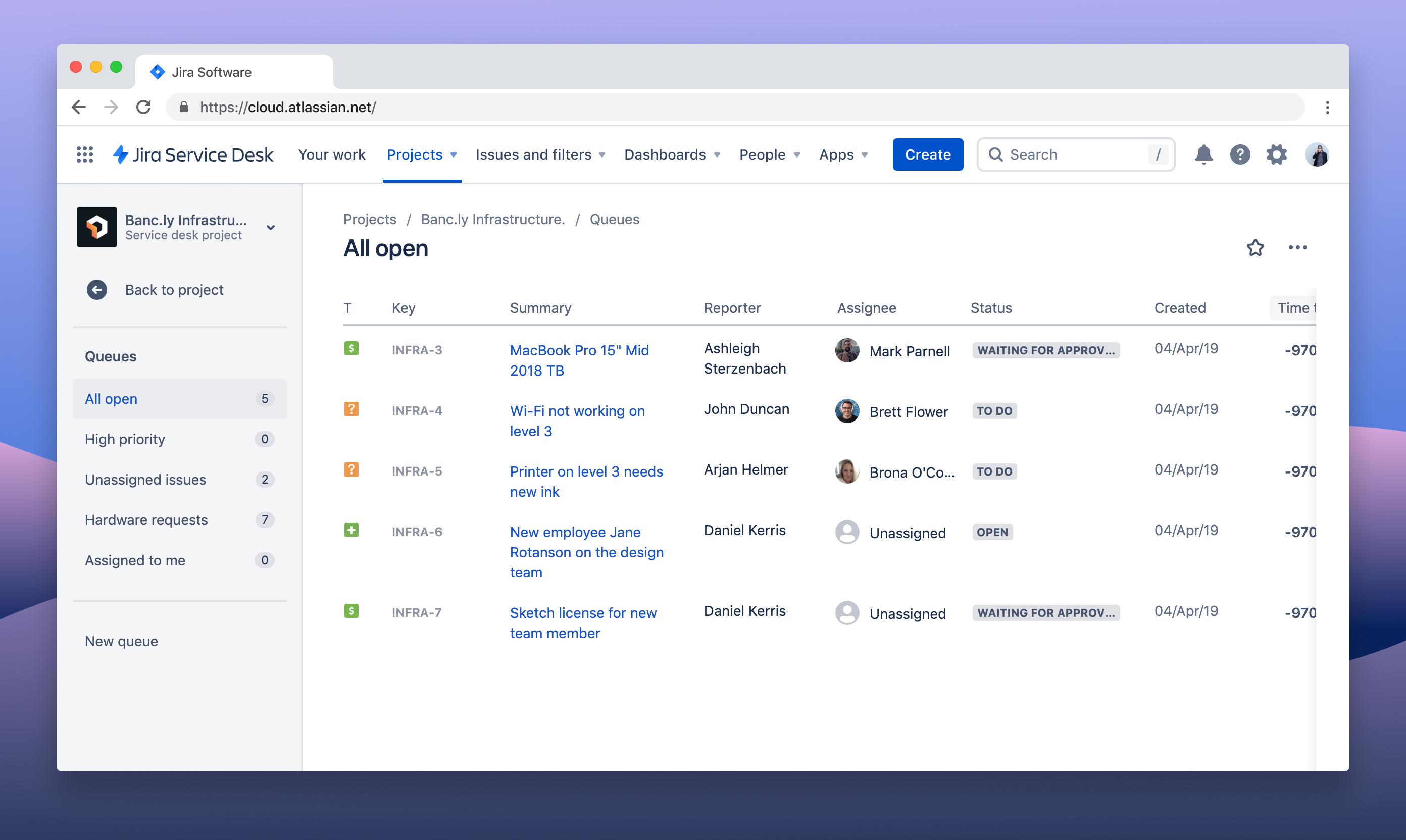 Jira desk