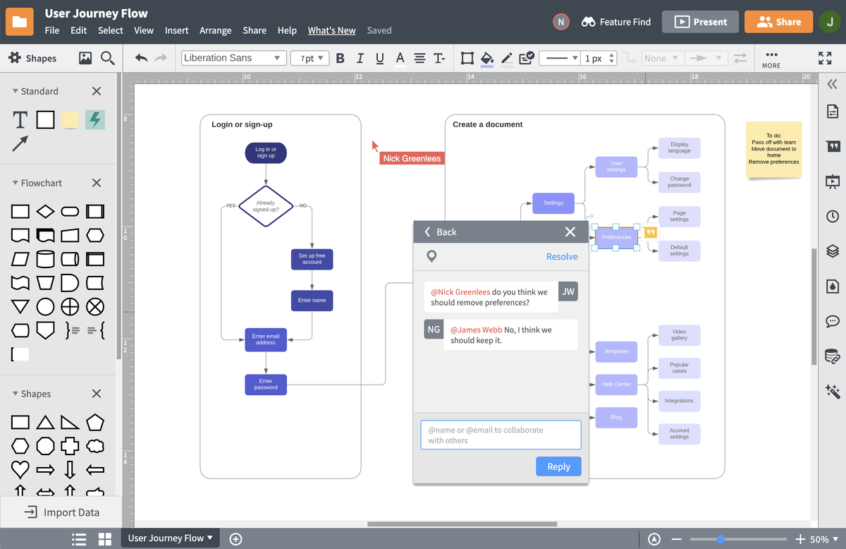 Make a Network Diagram for Free with Lucidchart