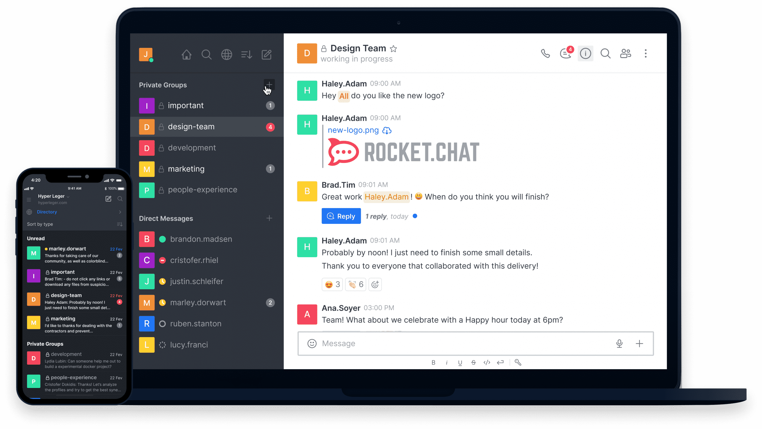 rocket.chat maus 16m