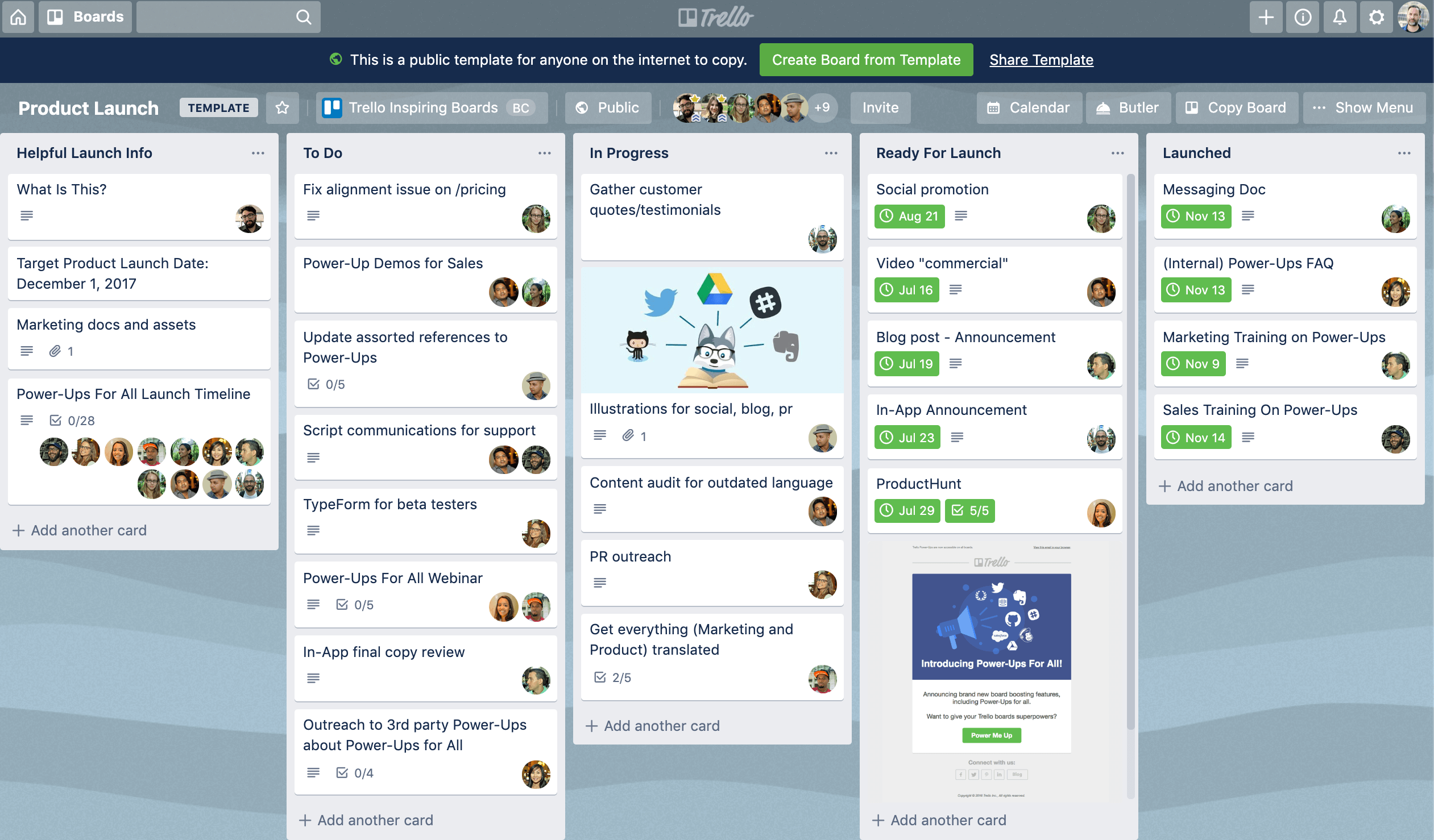 sample trello boards for nonprofit s