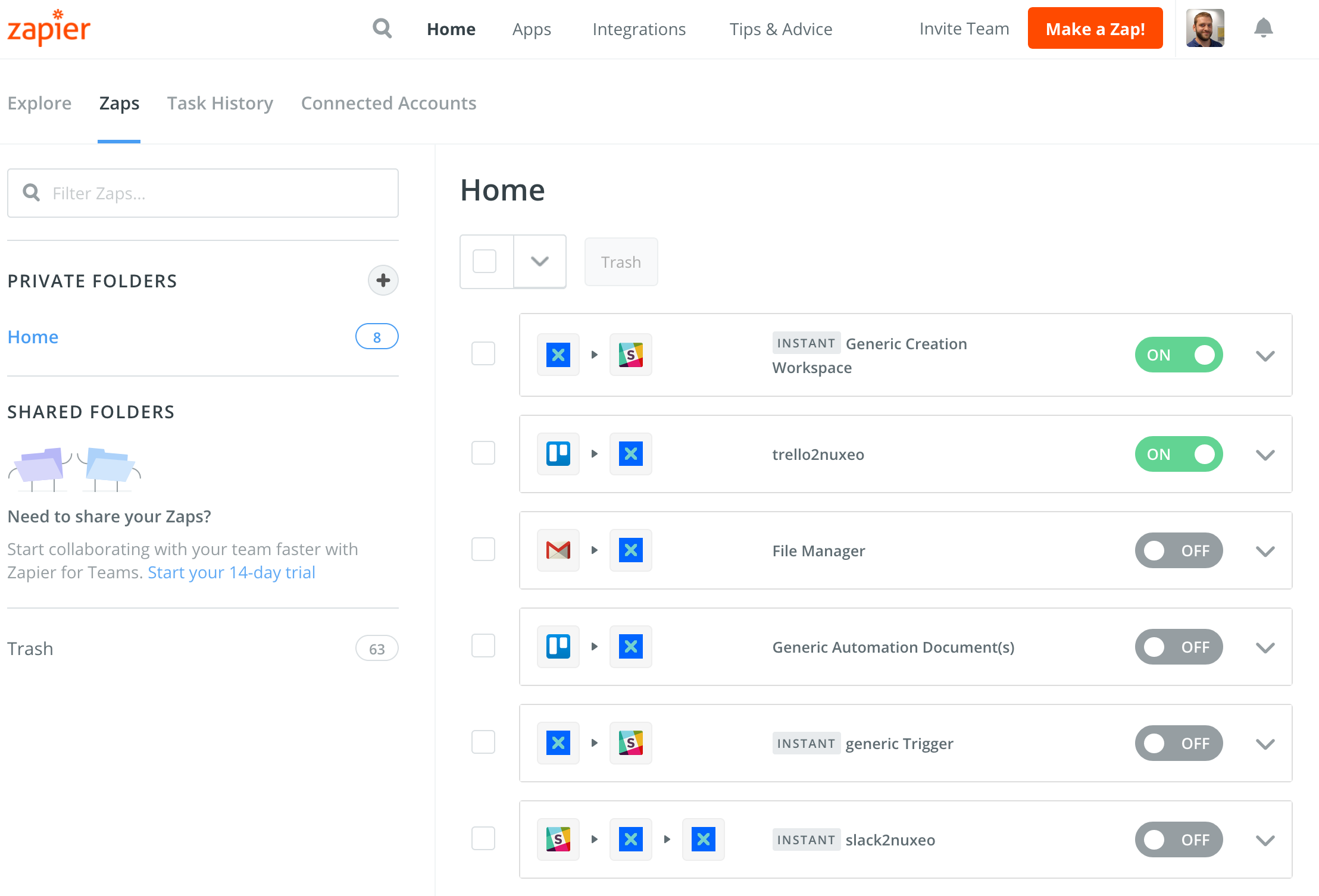 zapiers project management app airtable