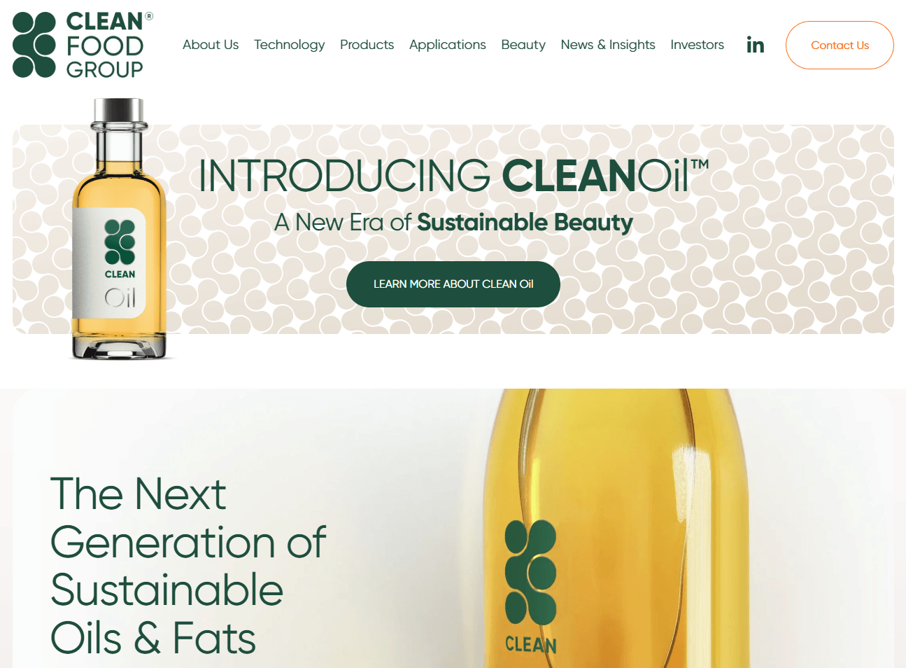 cleanfood homepage