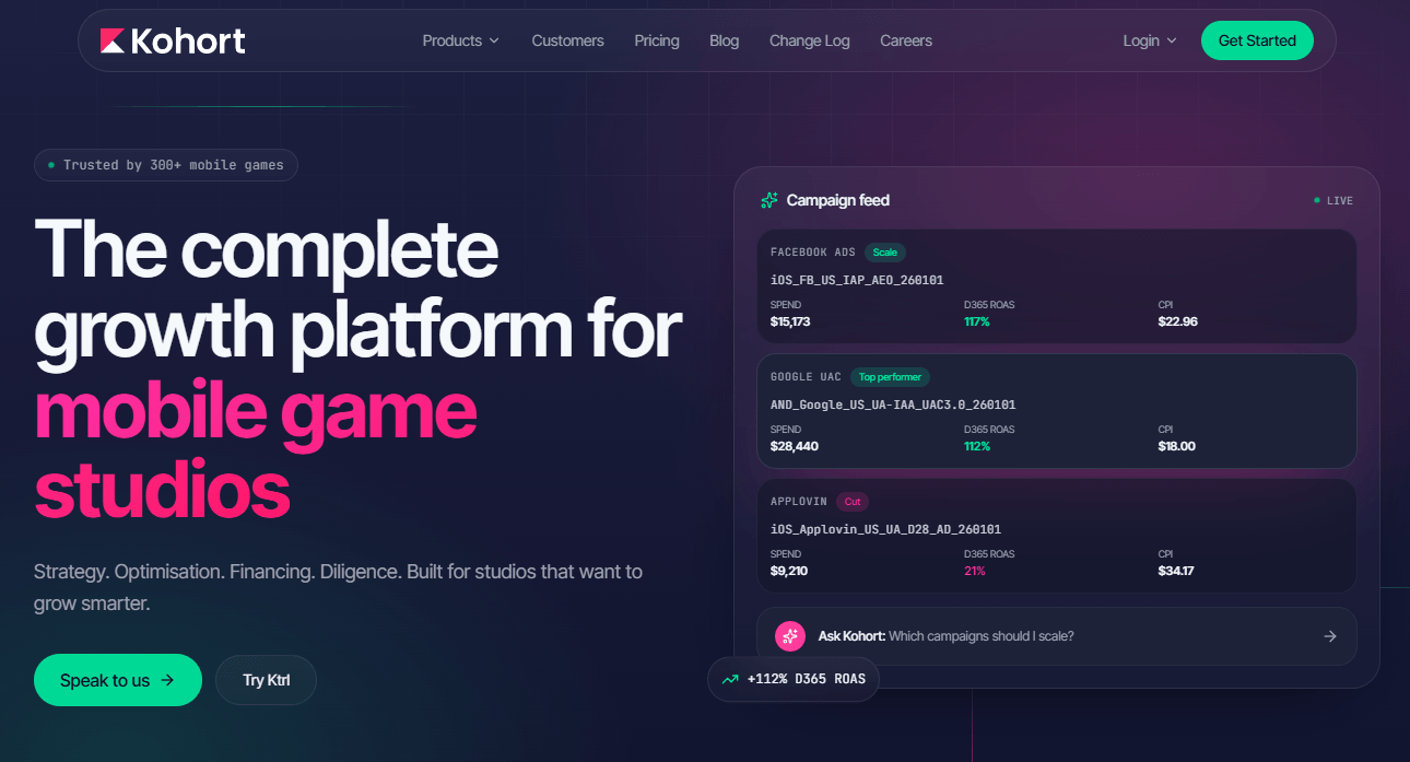 kohort homepage