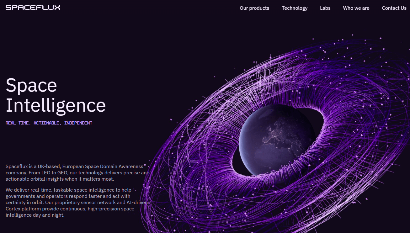 spaceflux homepage