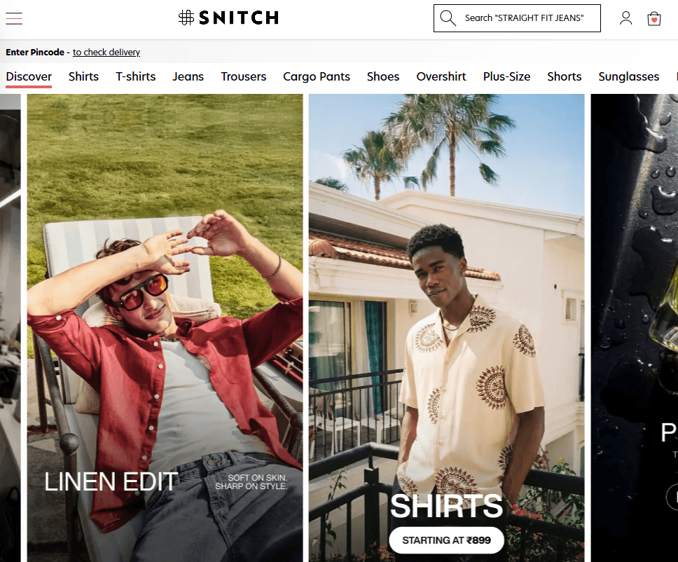 snitch homepage