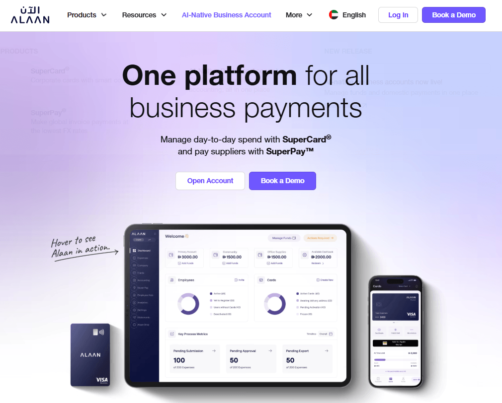 alaan homepage