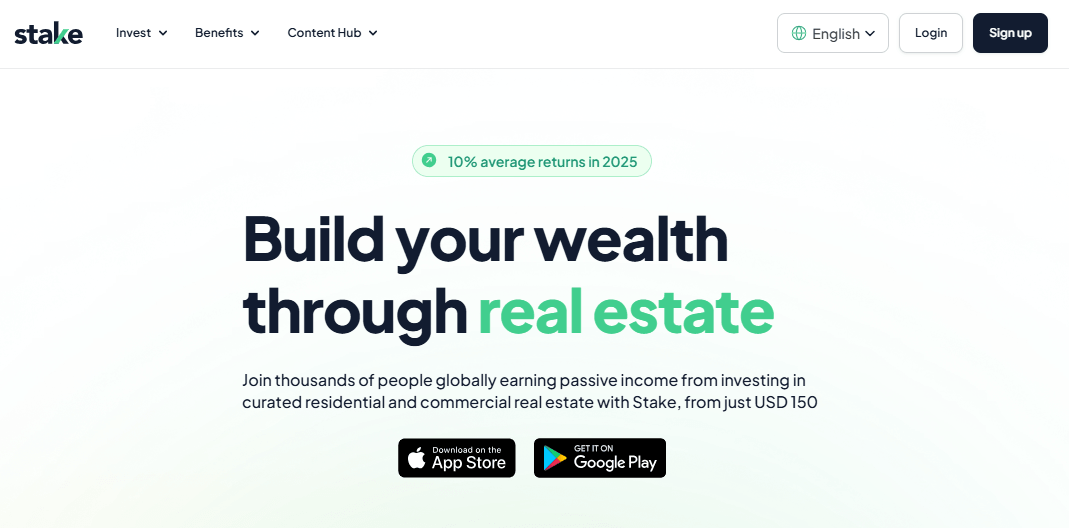 stake homepage