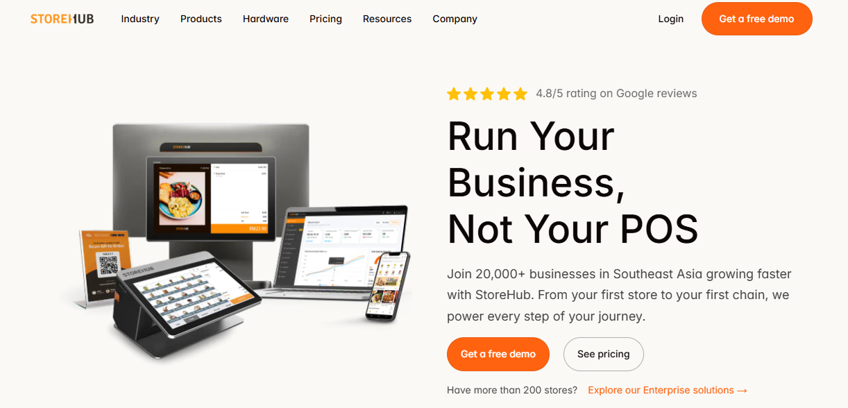 storehub homepage