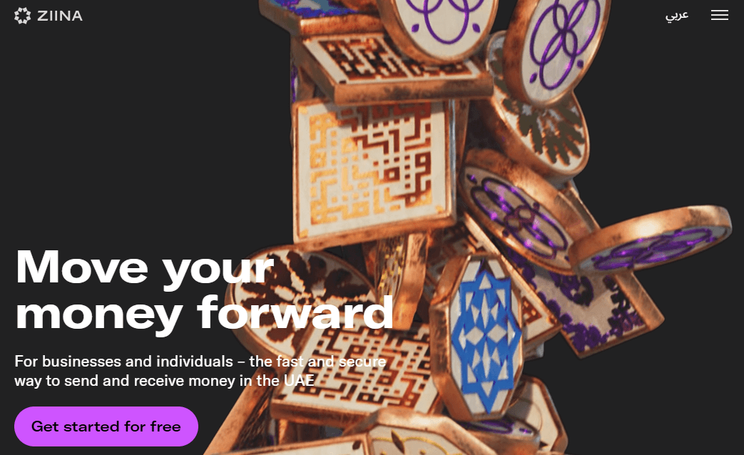 ziina homepage
