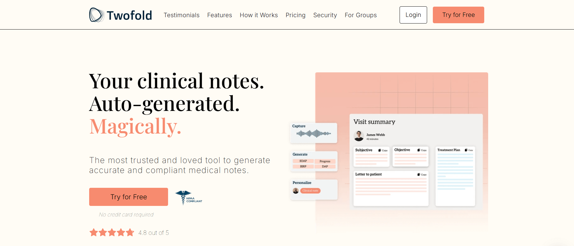 twofold homepage