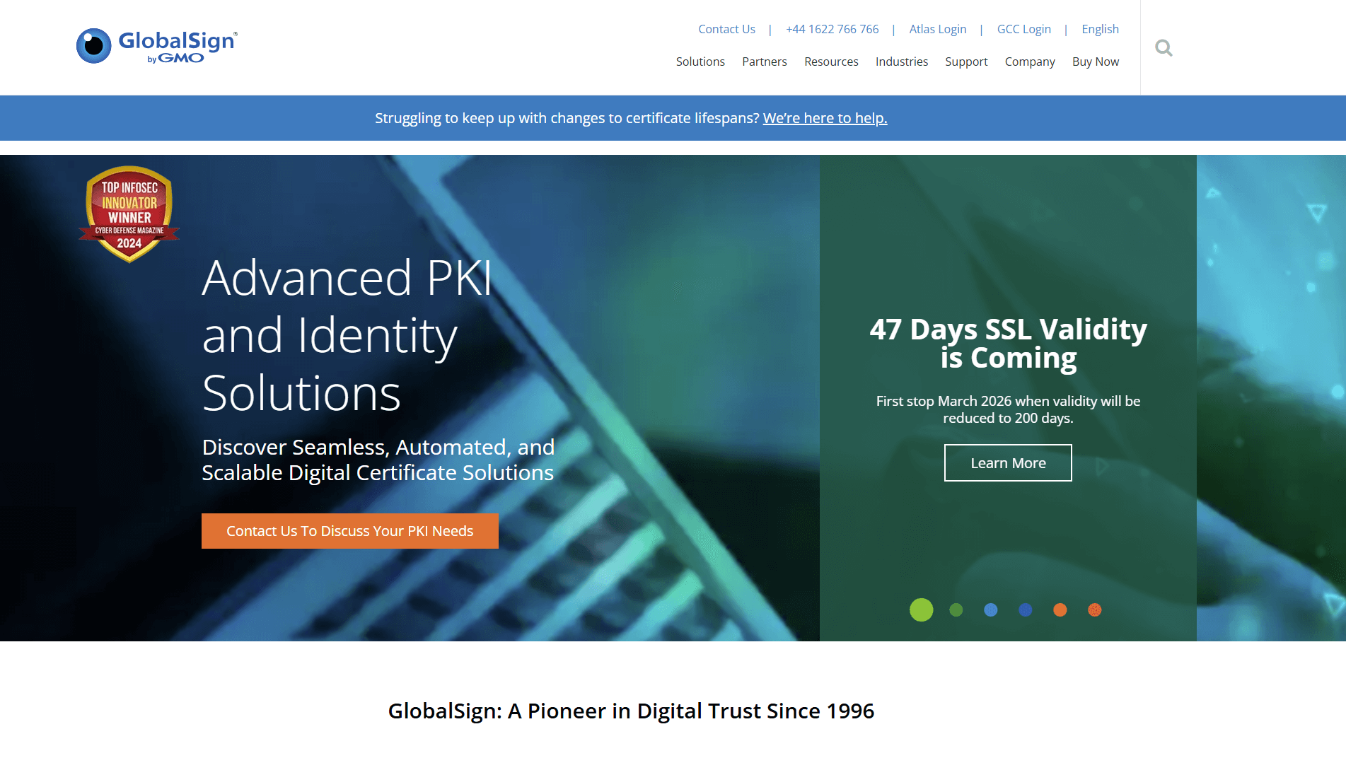 globalsign homepage