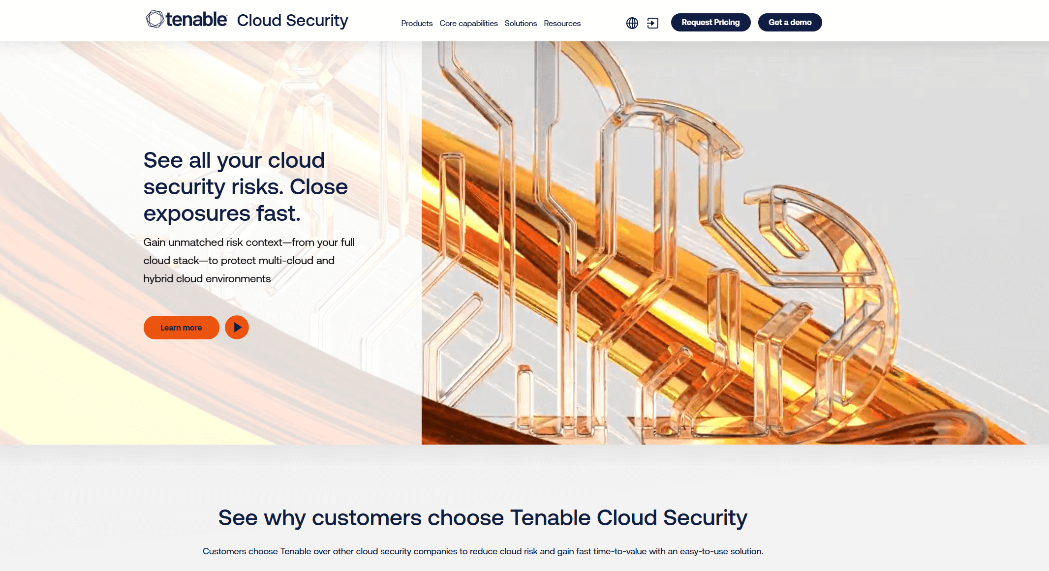 tenable homepage