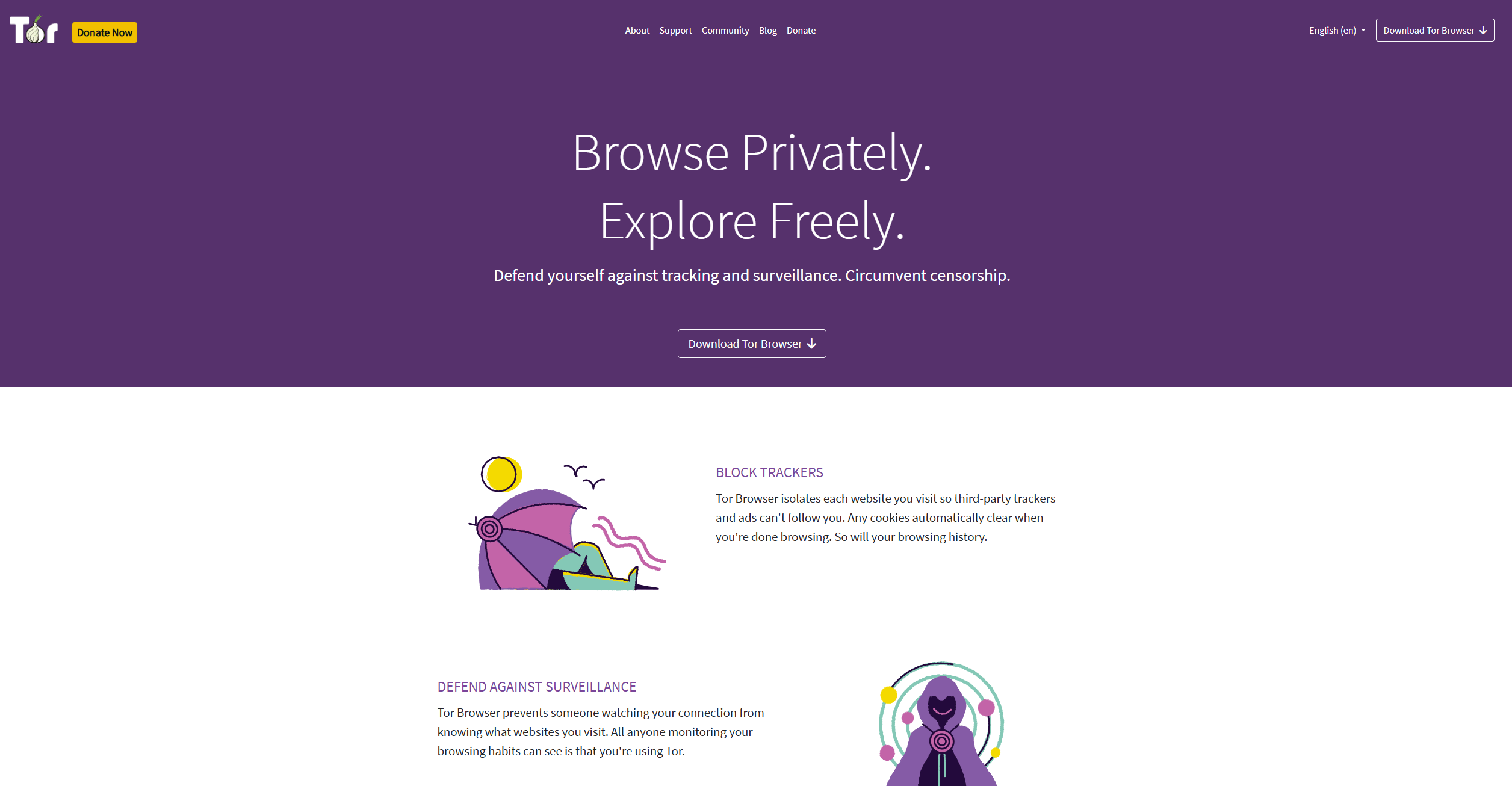 tor homepage