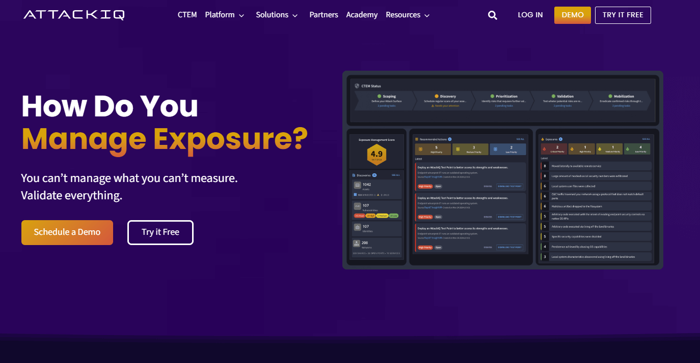 attackiq homepage