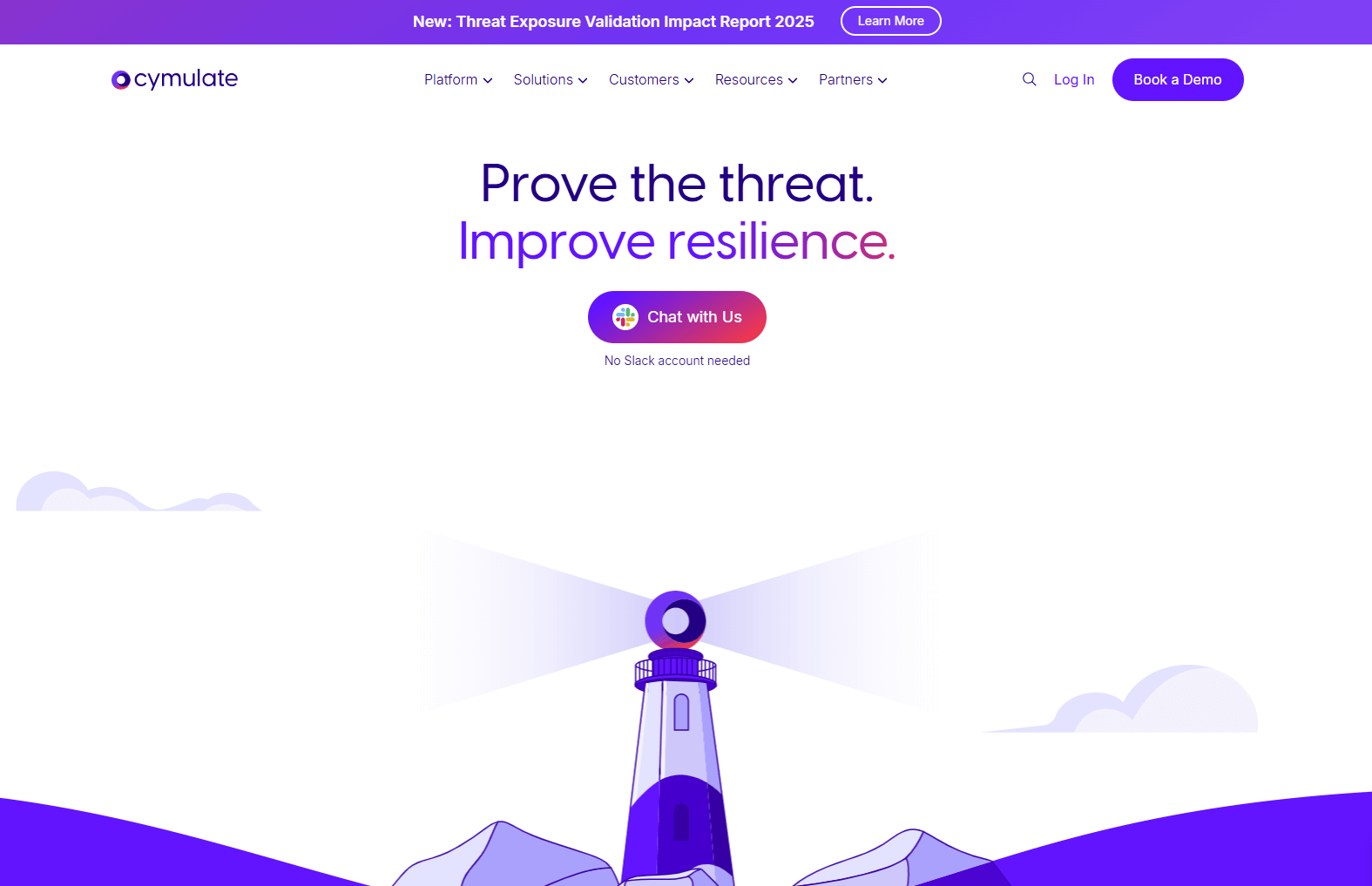 cymulate homepage