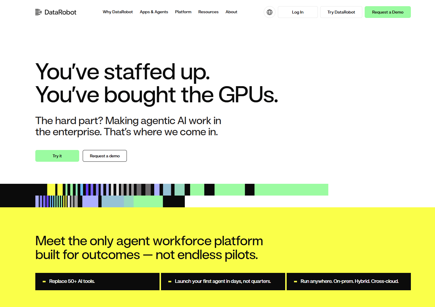datarobot homepage