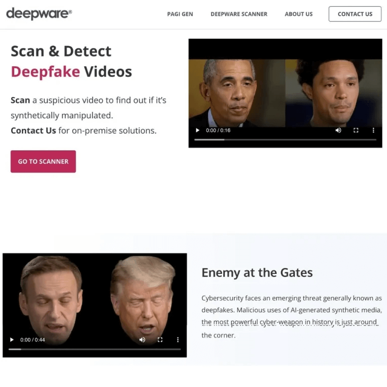 deepware homepage