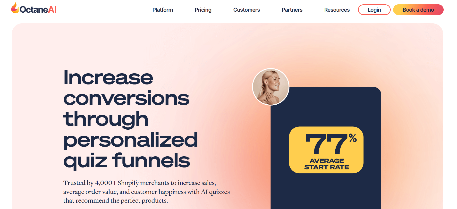 octaneai homepage