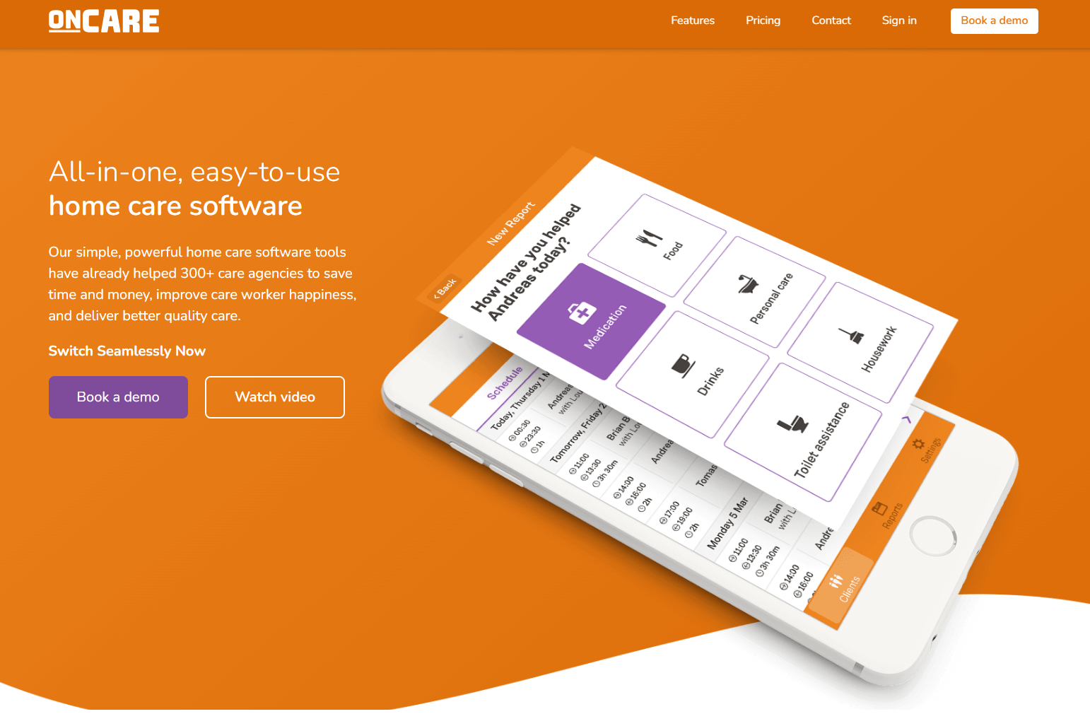 oncare homepage