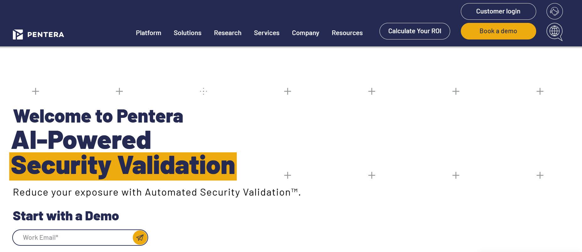 pentera homepage