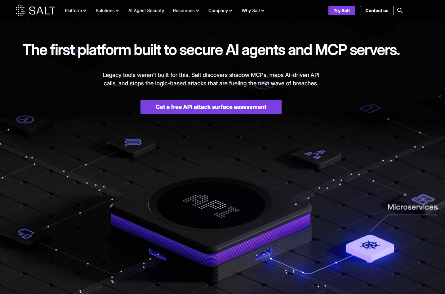 saltsecurity homepage