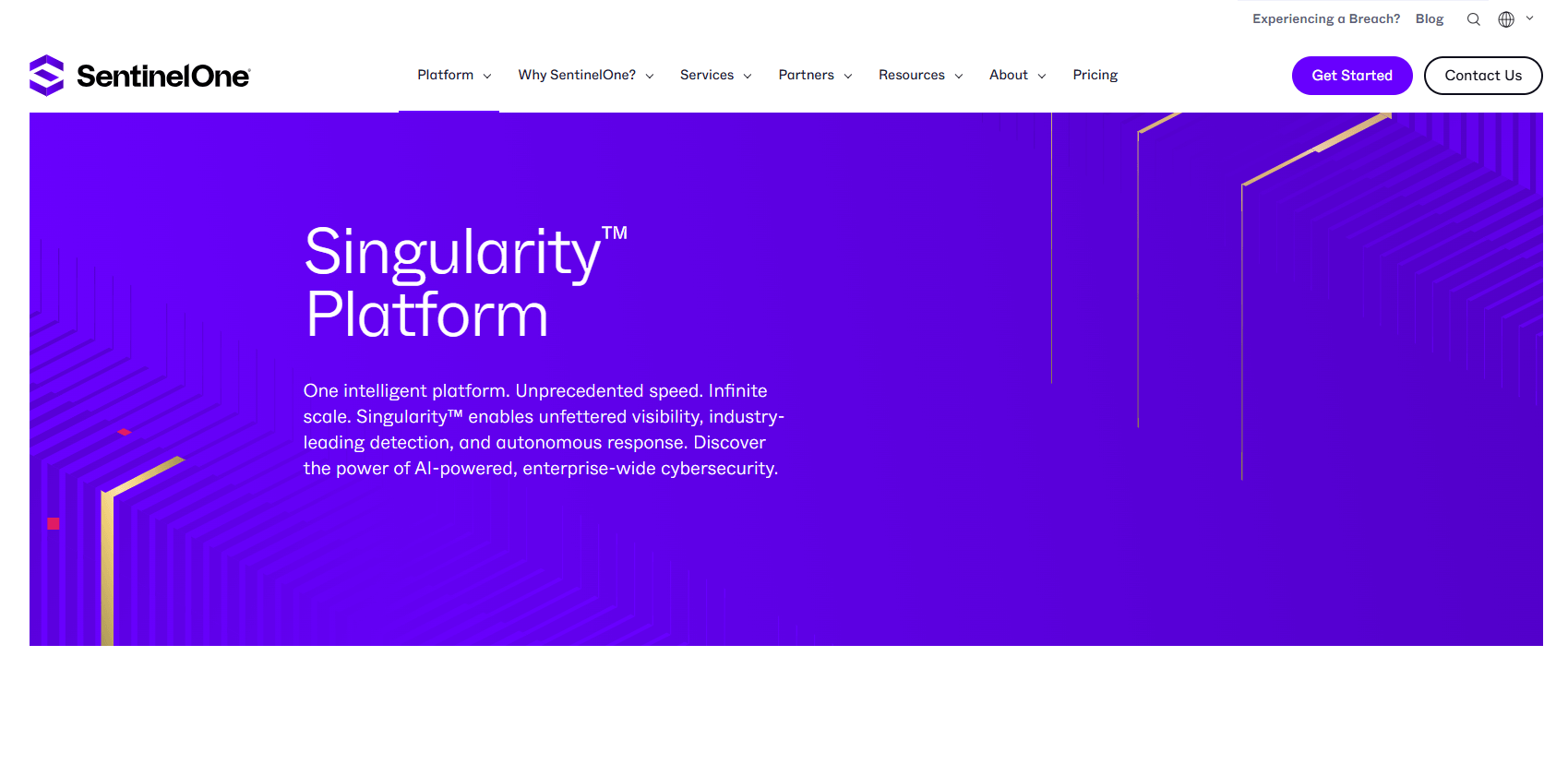 sentinelone homepage