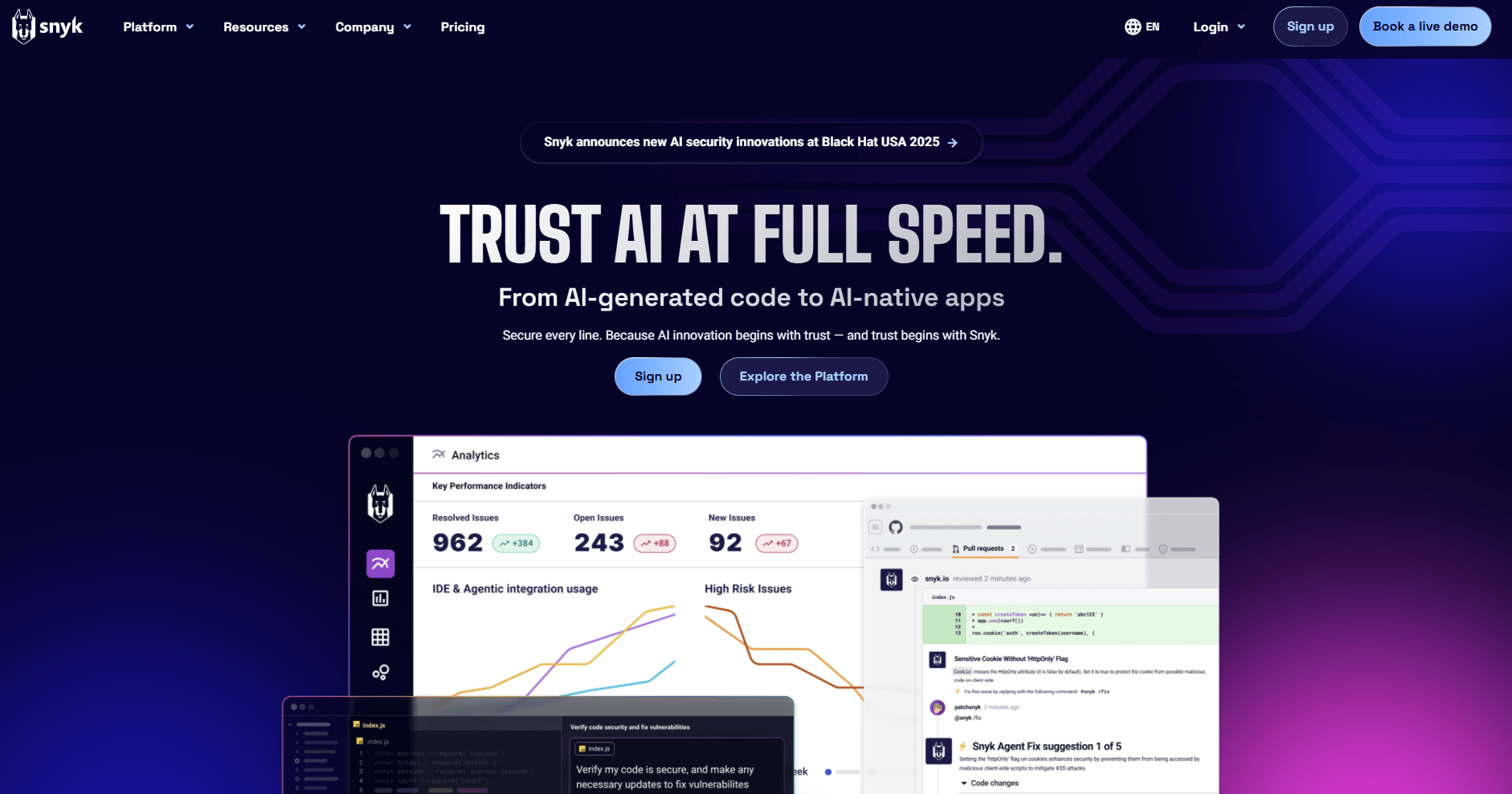 synk homepage