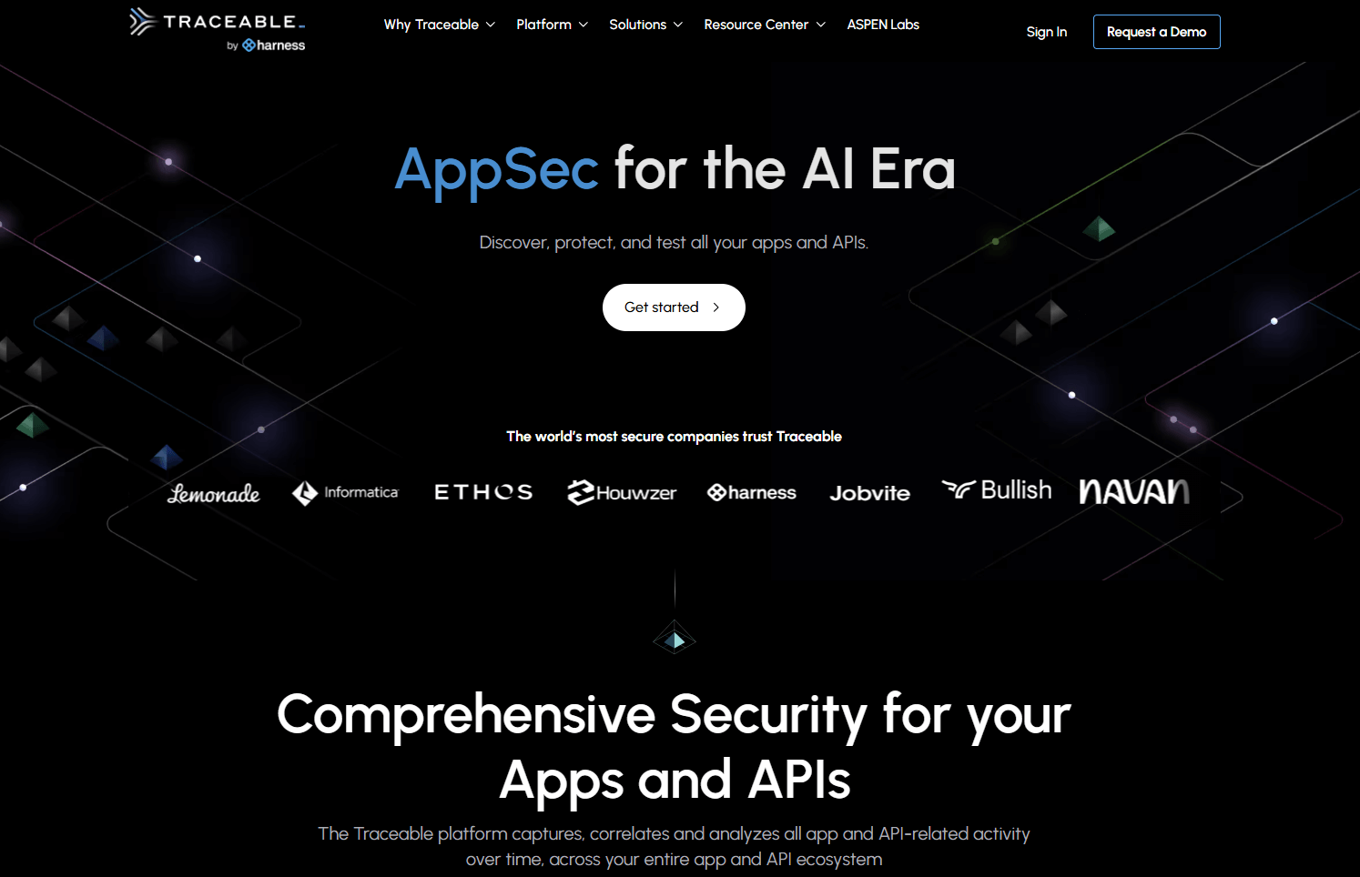 traceable homepage
