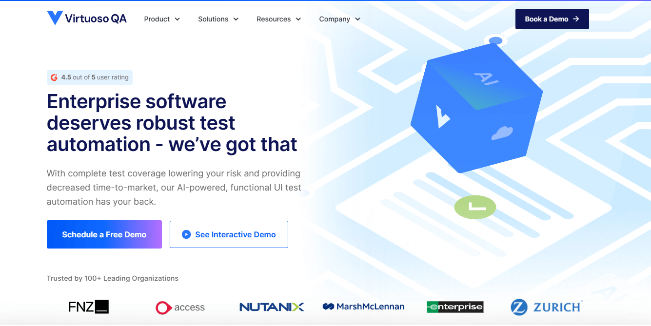 virtuosoqa homepage