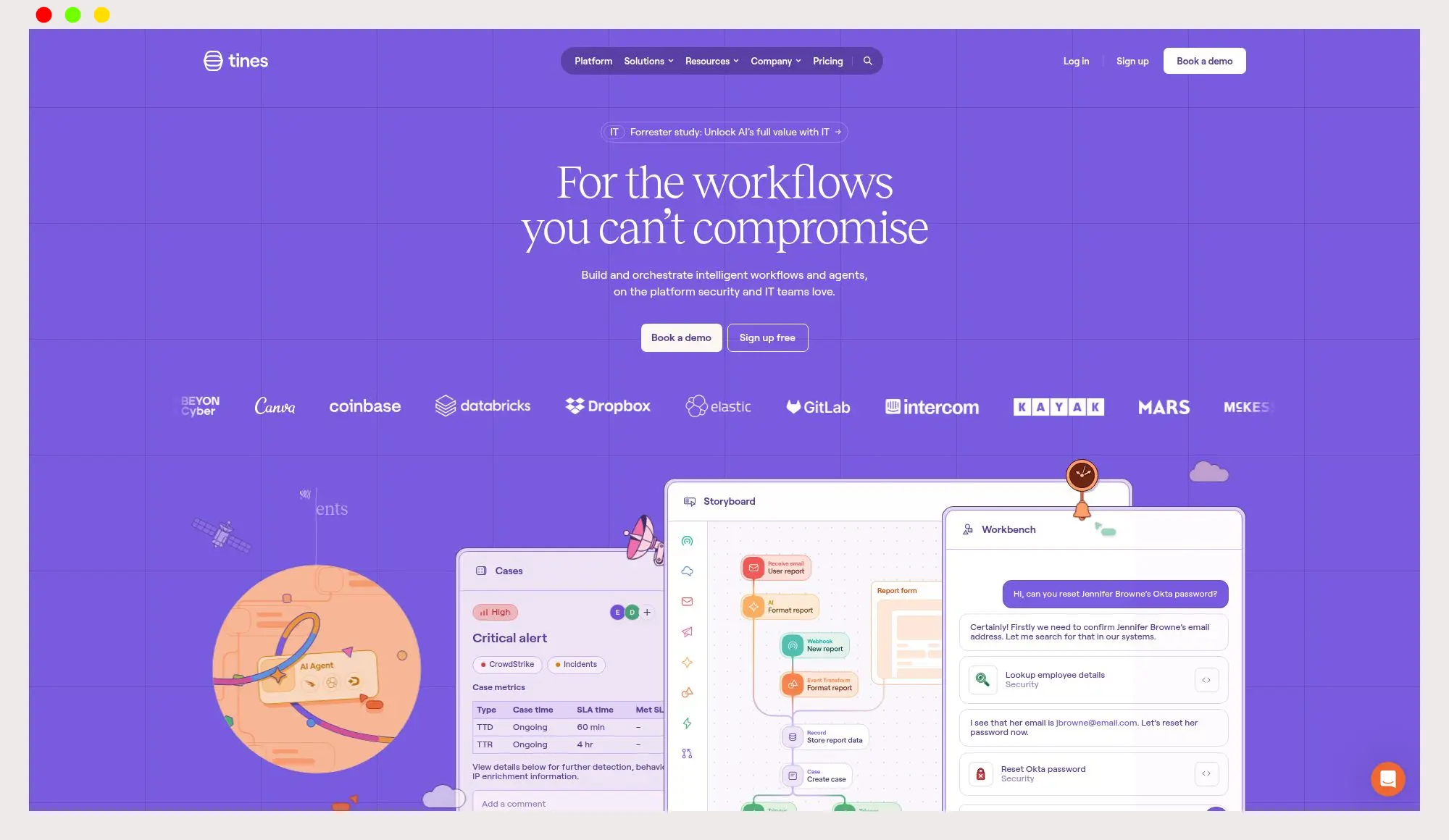 tines homepage