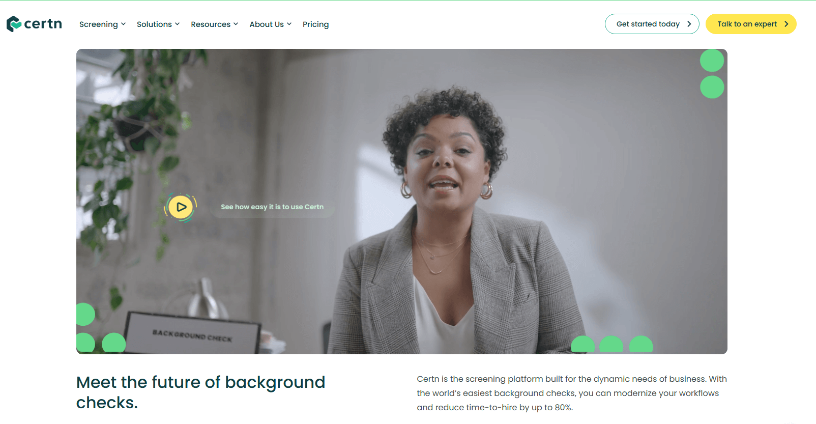 certn homepage