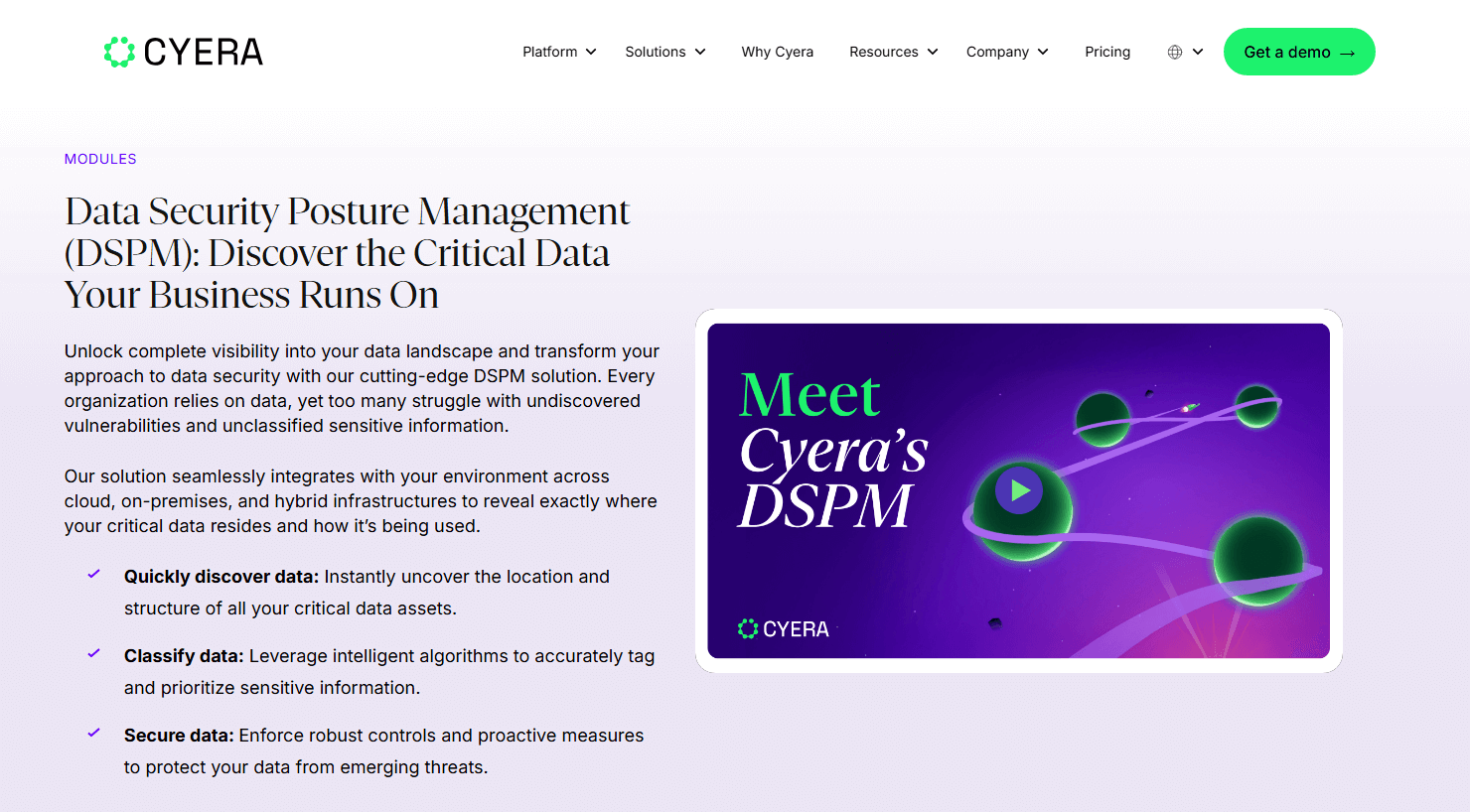 cyera homepage