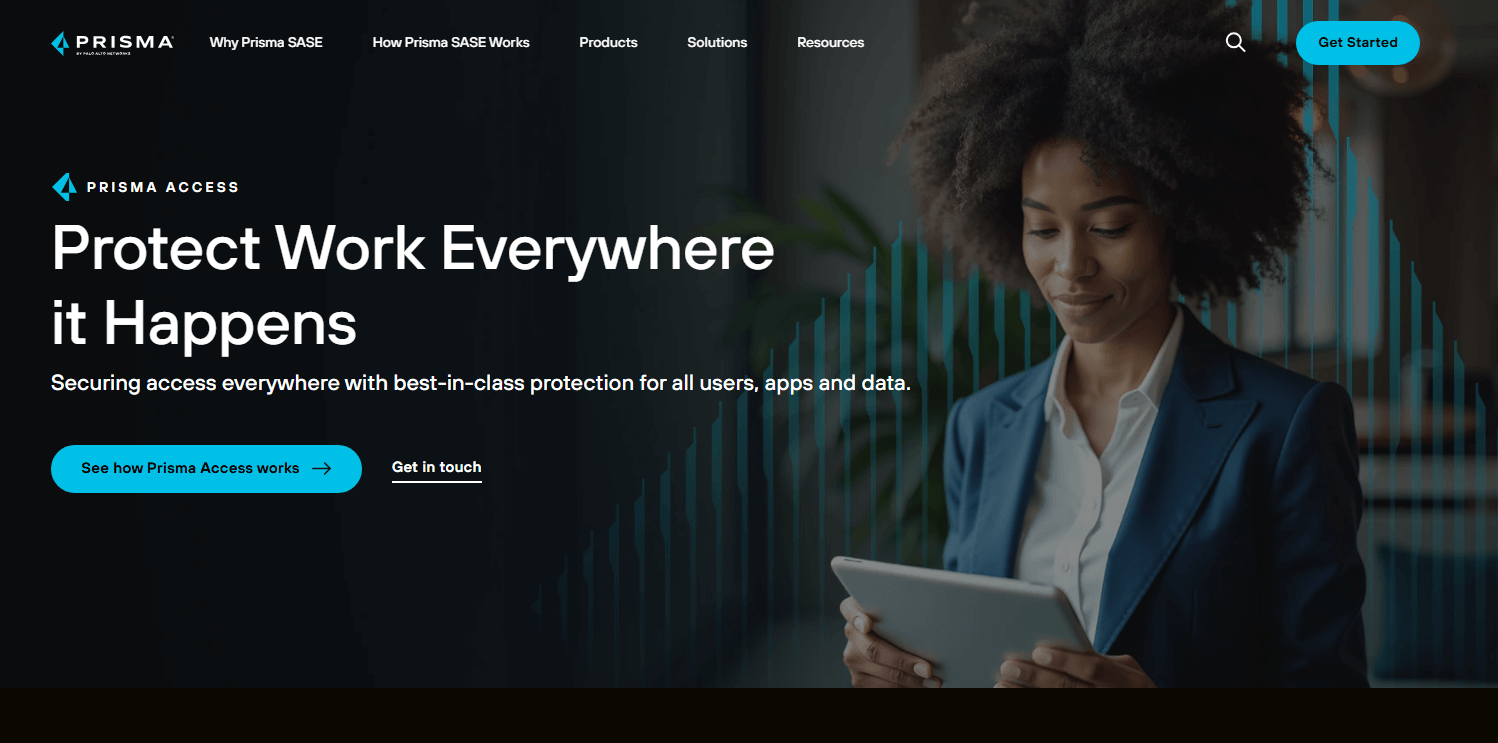 prisma palo alto homepage