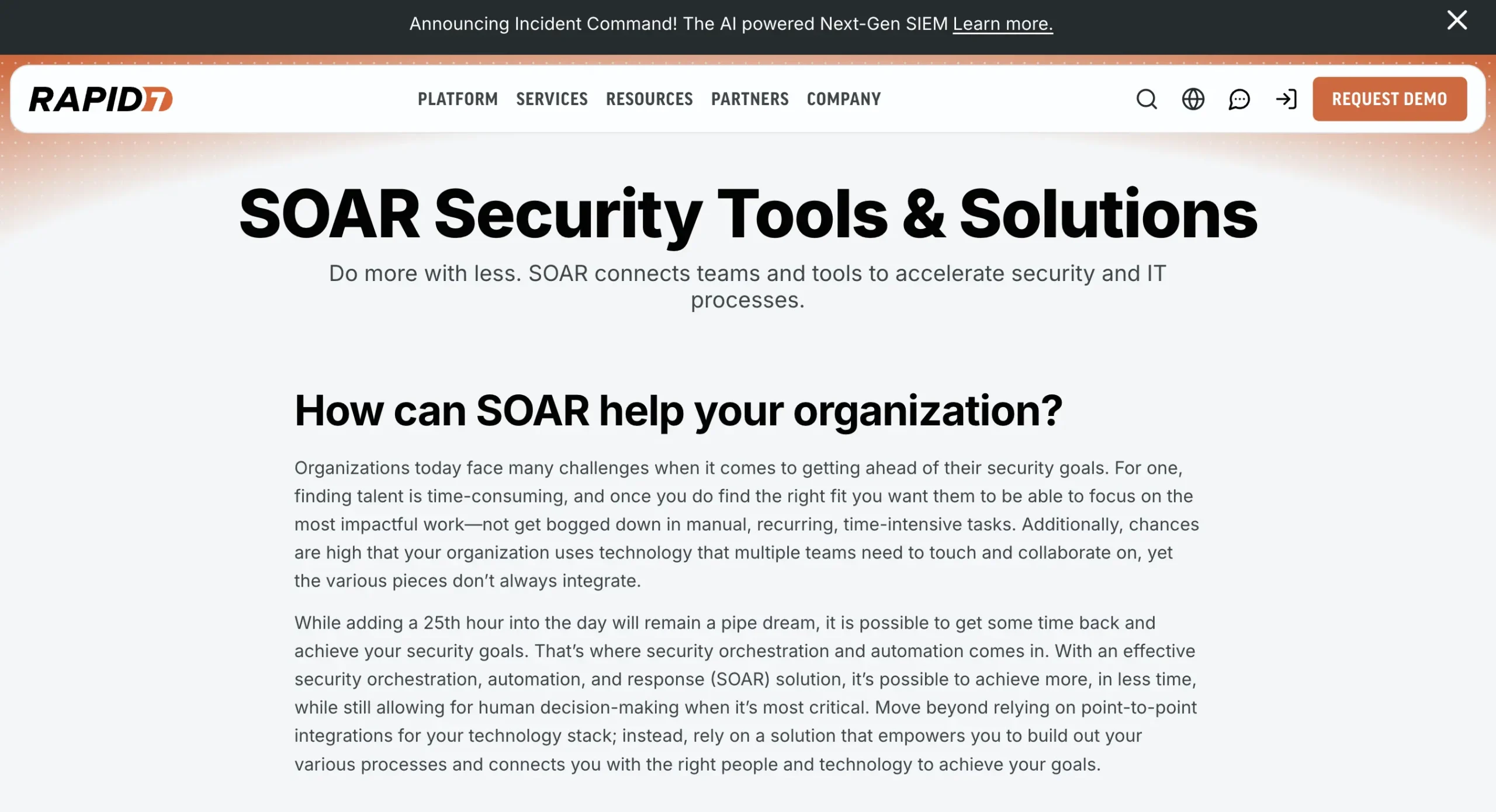 rapid7 soar screenshot