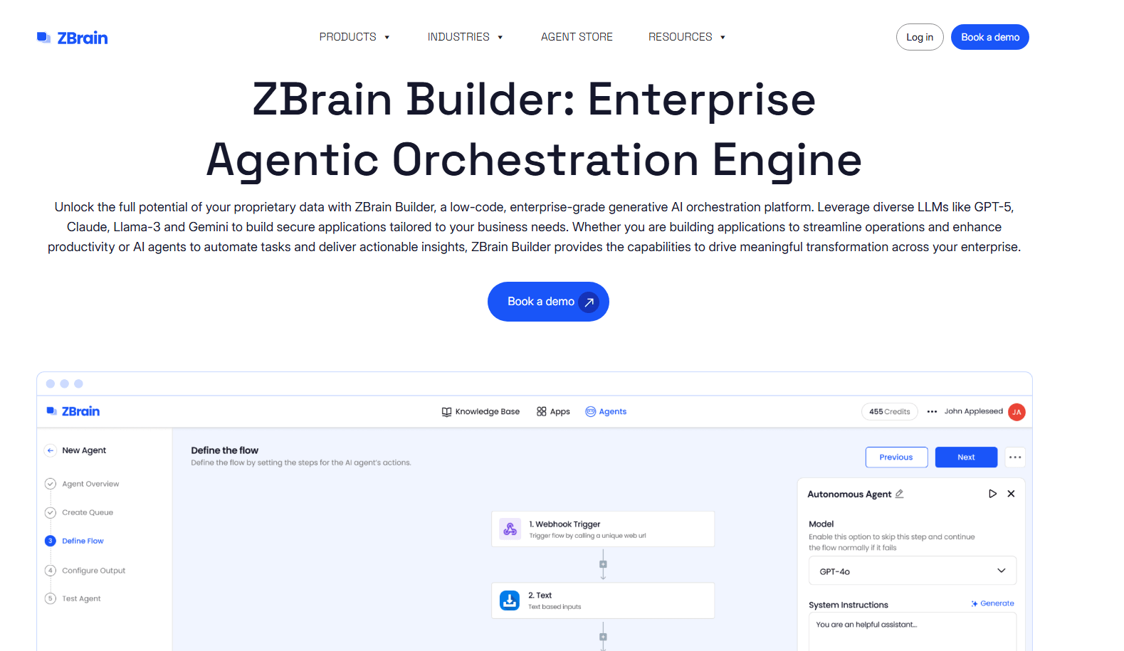 zbrain homepage