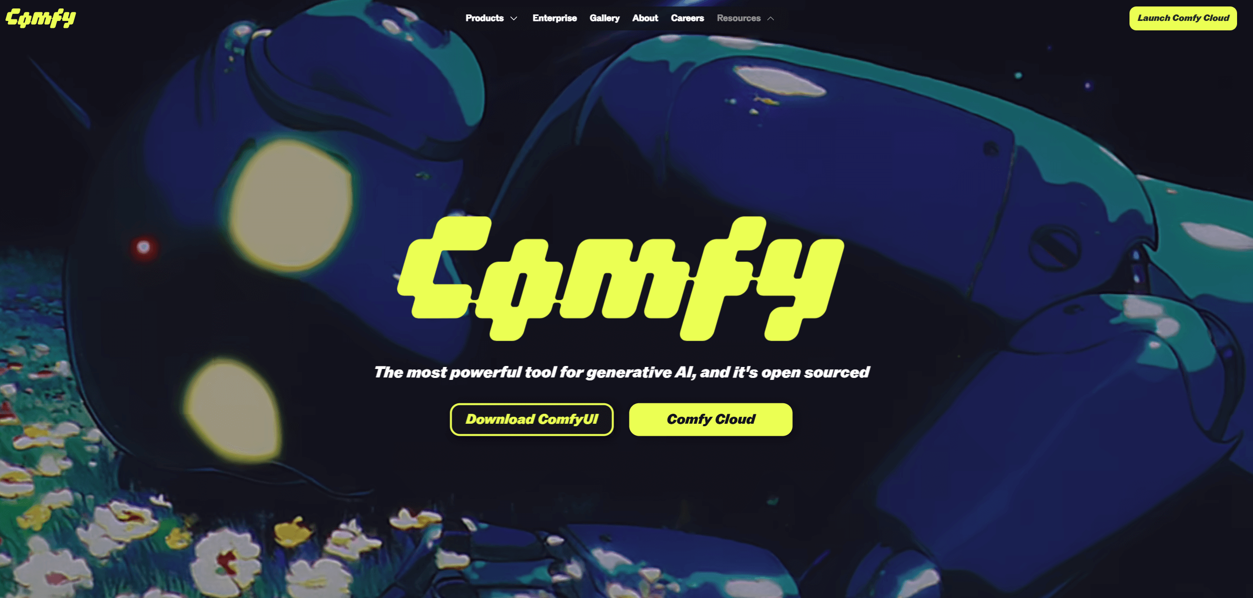 comfy homepage