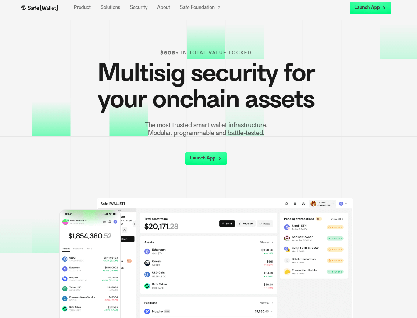 gnosis safe homepage