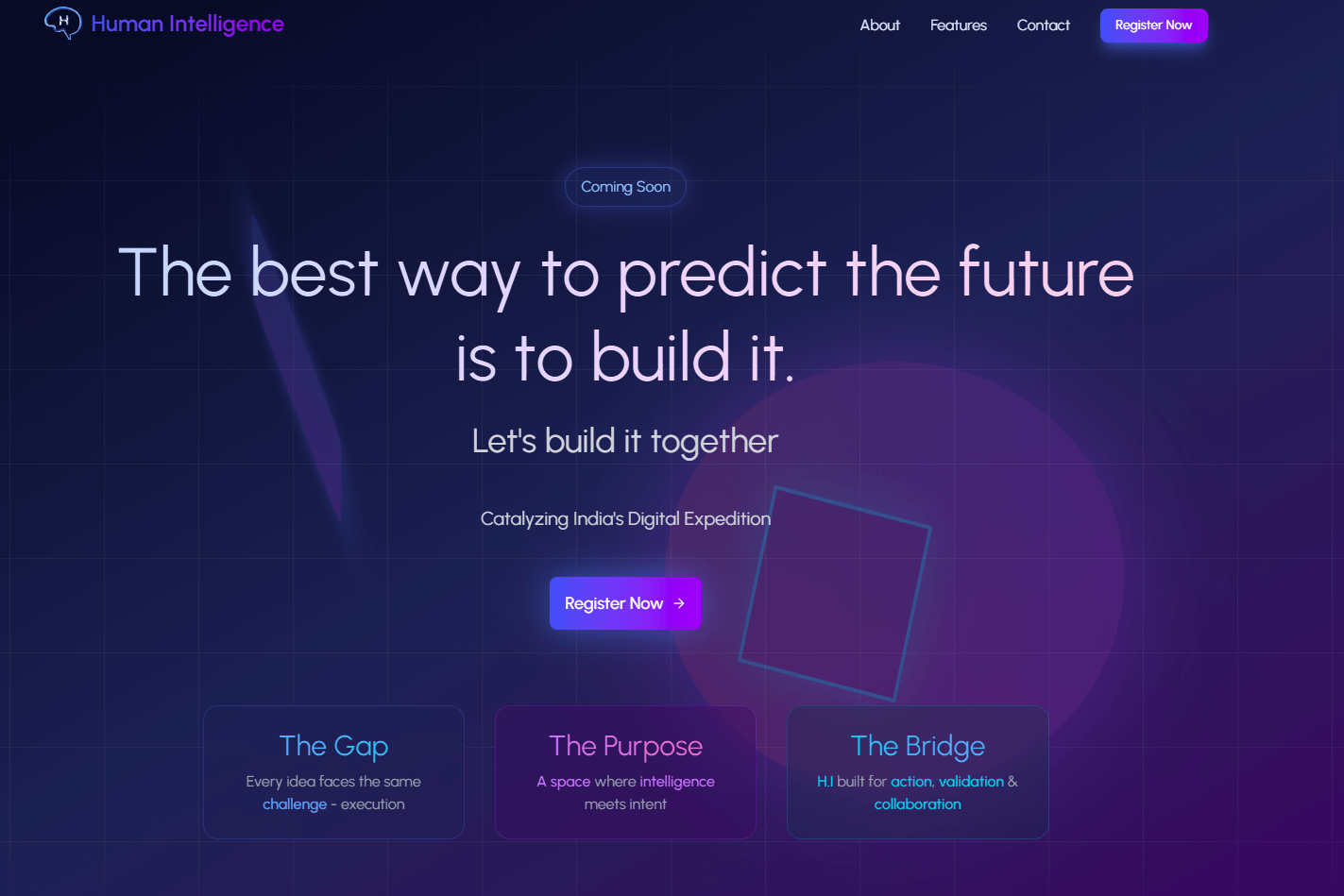 human intelligence homepage