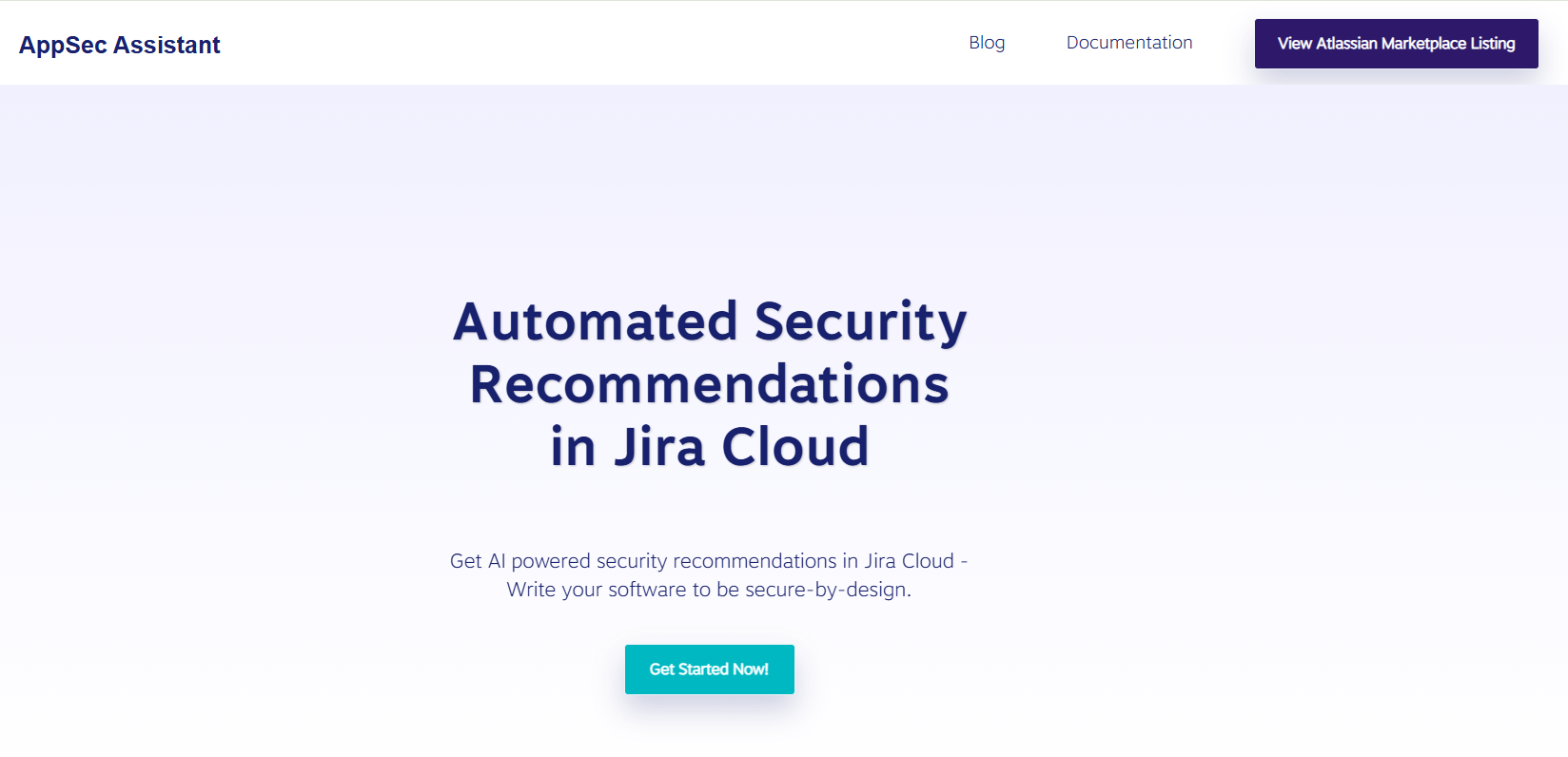appsec assistant homepage