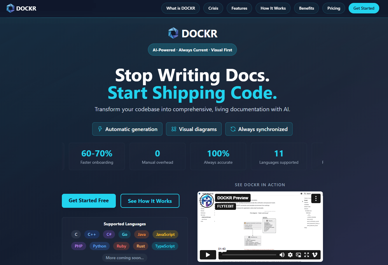 dockr homepage