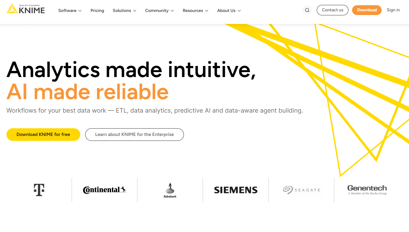 knime homepage