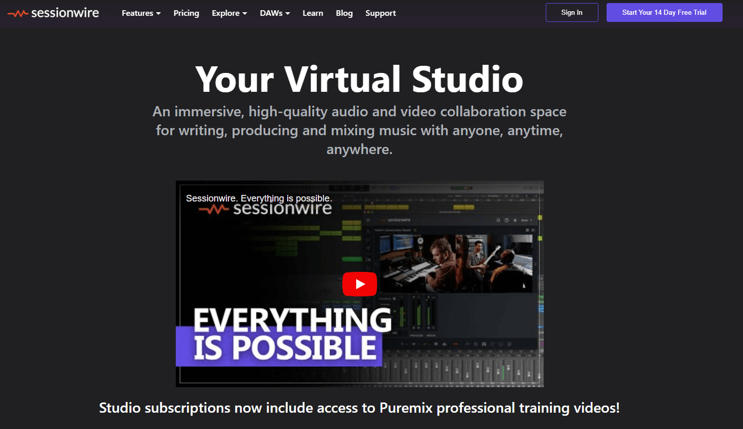 sessionwire homepage