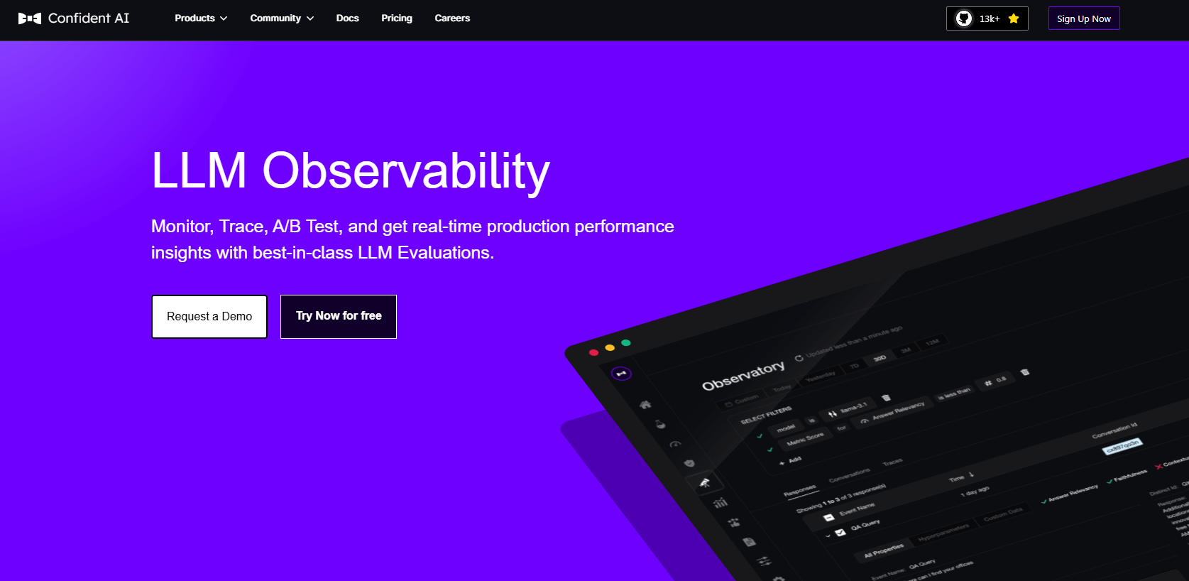 confident-ai homepage