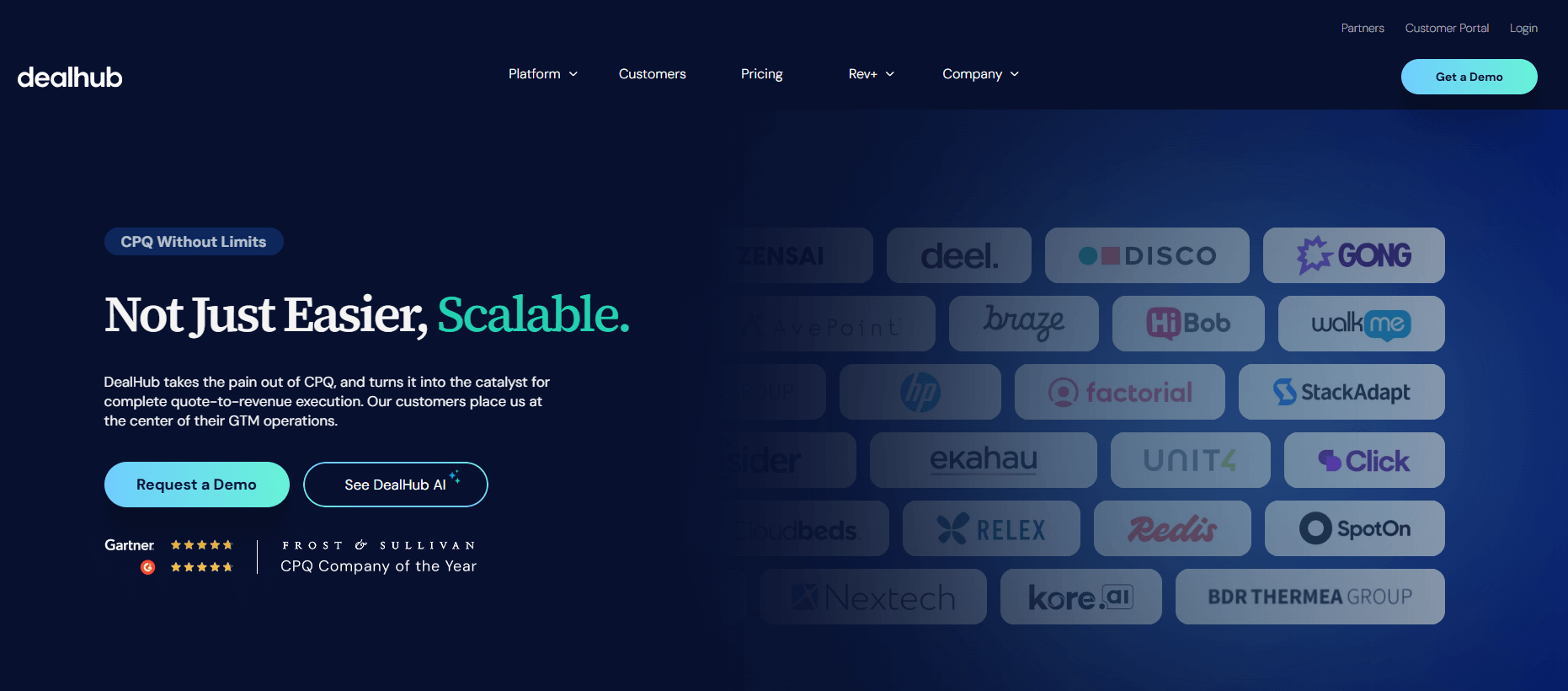 dealhub homepage