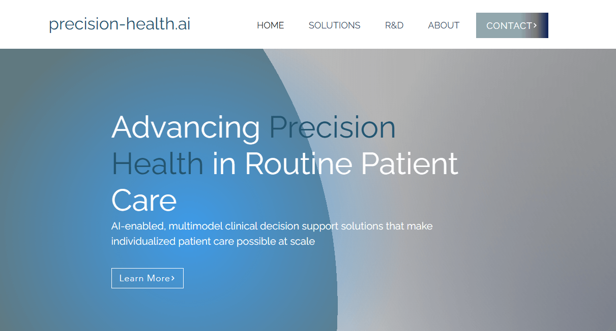 precision-health homepage
