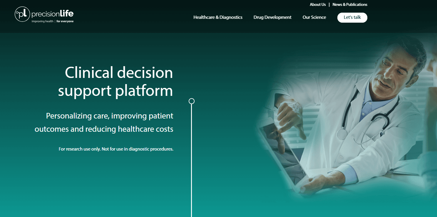 precisionlife homepage