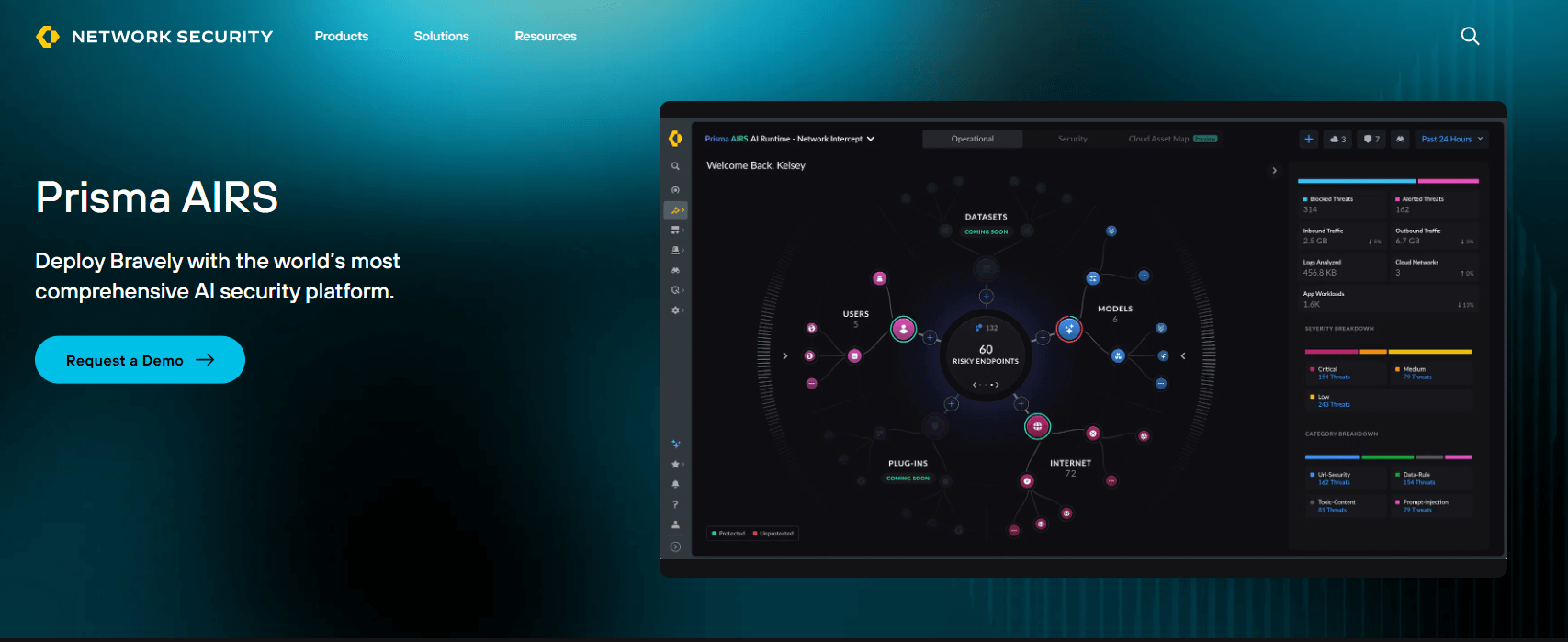 prisma airs homepage