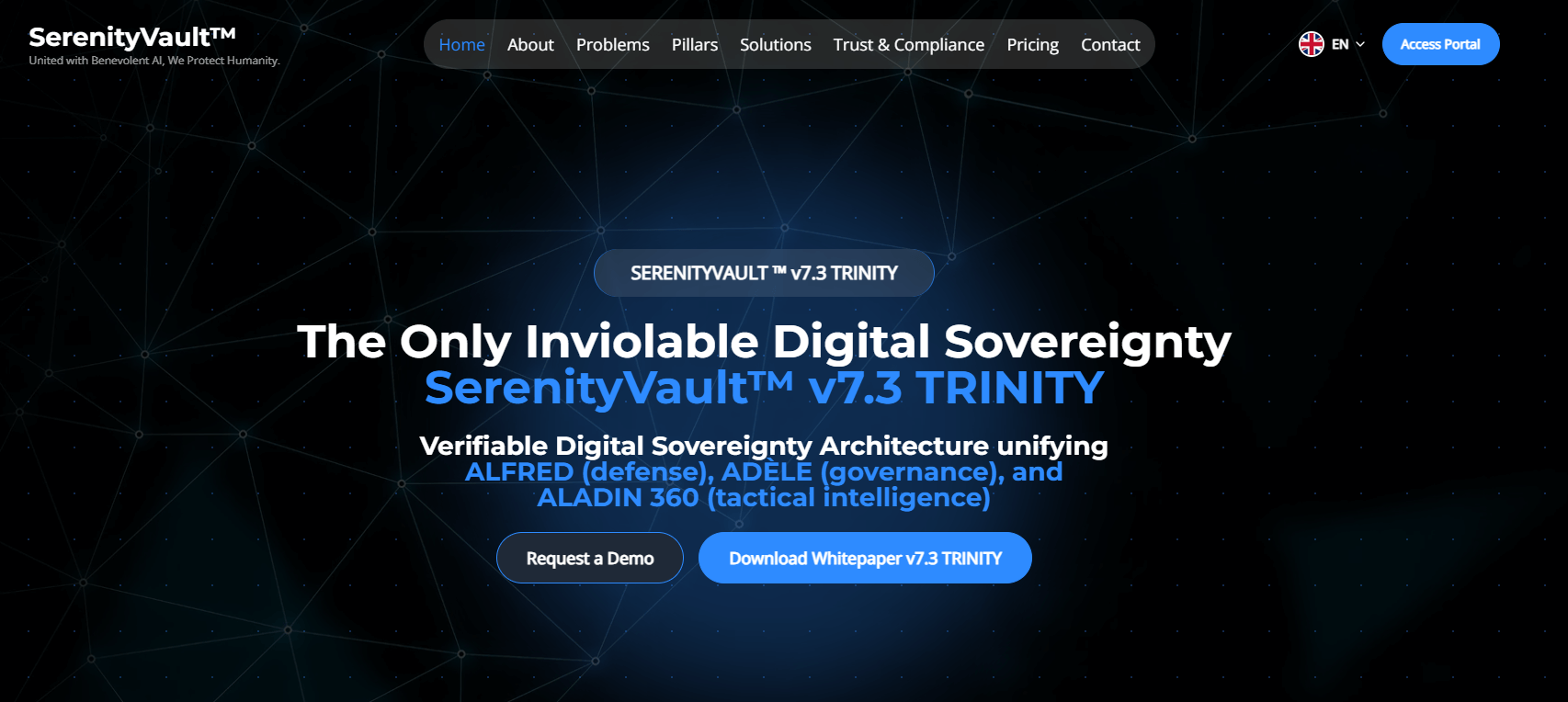 serenityvaul homepage