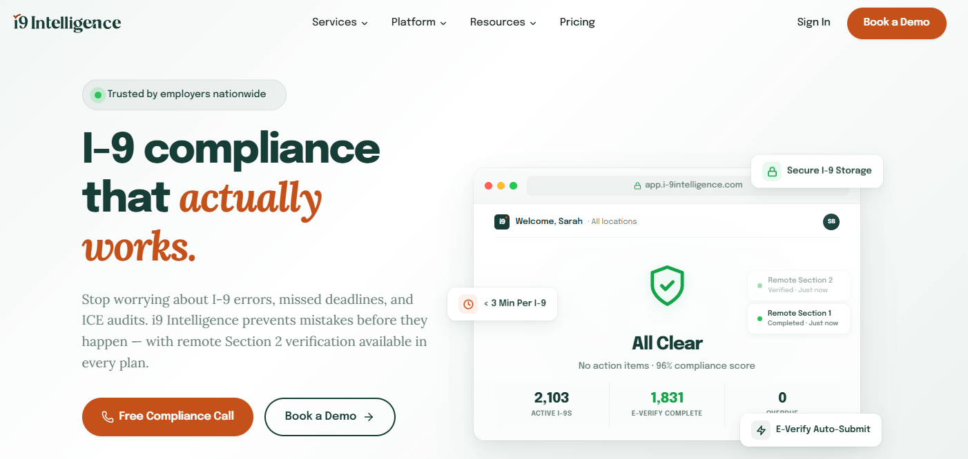 i9intelligence homepage