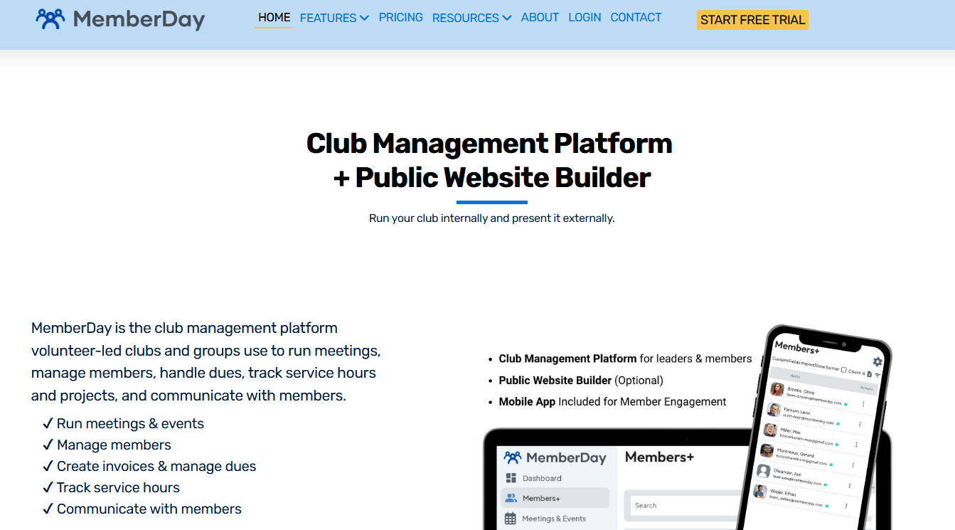 memberday homepage